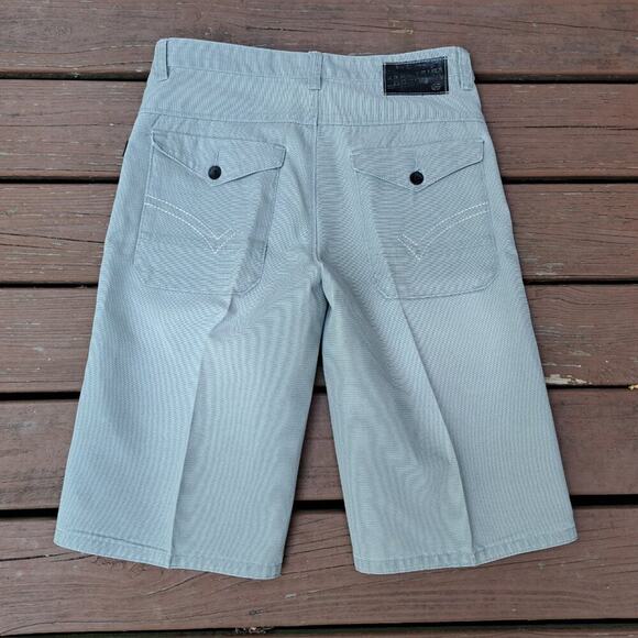 Lot of 2 Ecko Unltd 1972 Shorts Mens Size 32 Beige & Blue Denim Jean - Picture 4 of 16